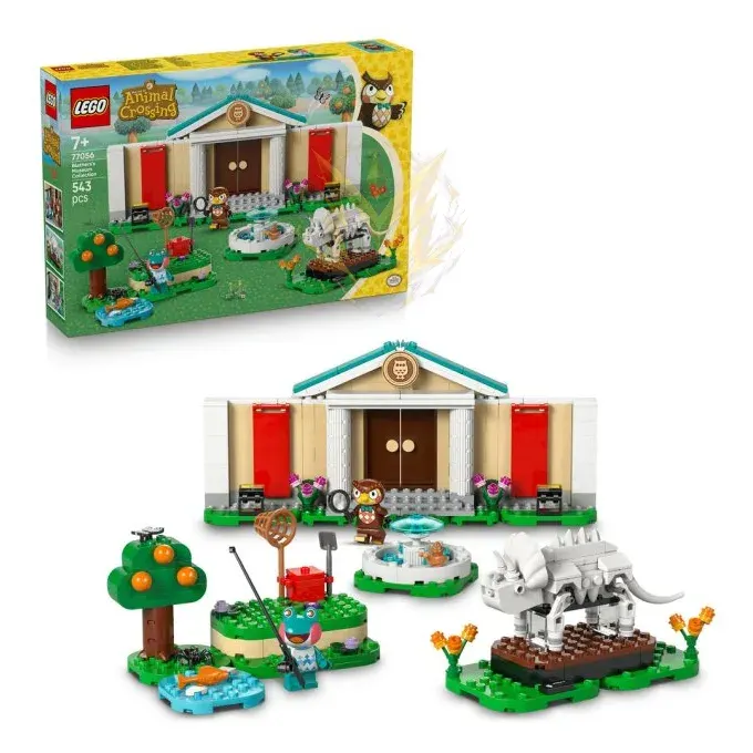 LEGO® Animal Crossing™ 77056 Blathers a jeho muzejní sbírka