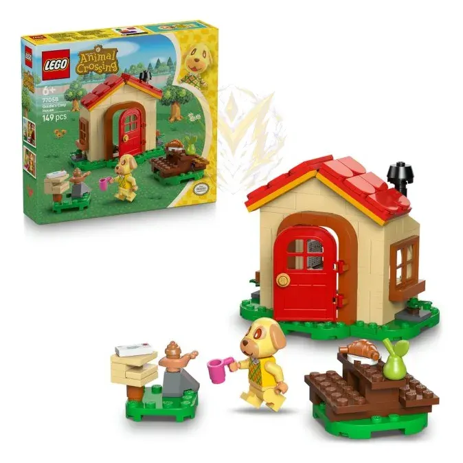 LEGO® Animal Crossing™ 77058 Goldie a její útulný dům
