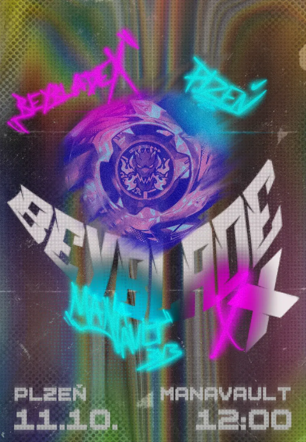 Leták: Beyblade X turnaj