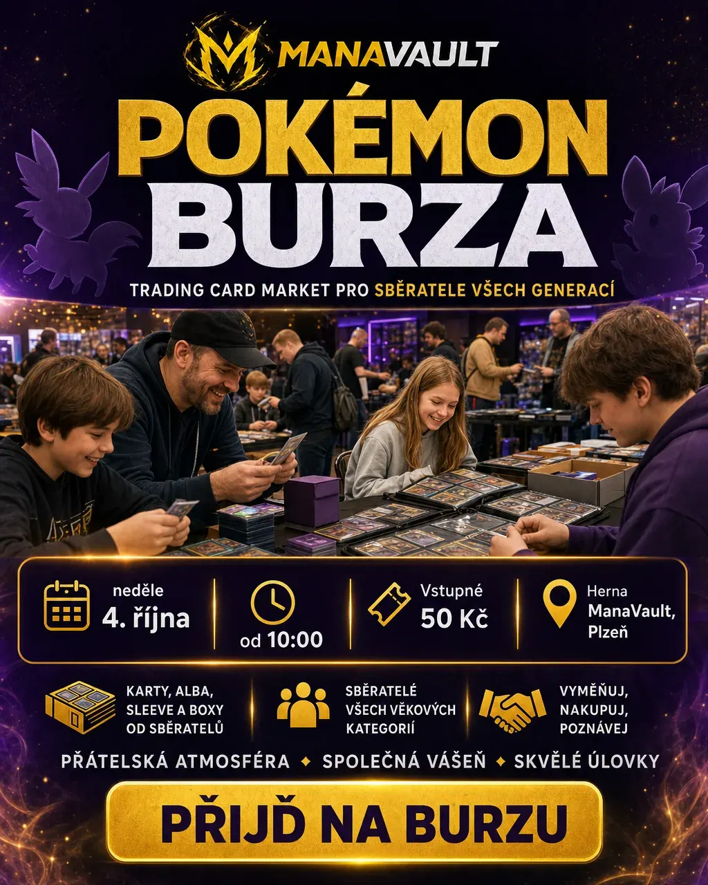 Leták: Pokémon burza