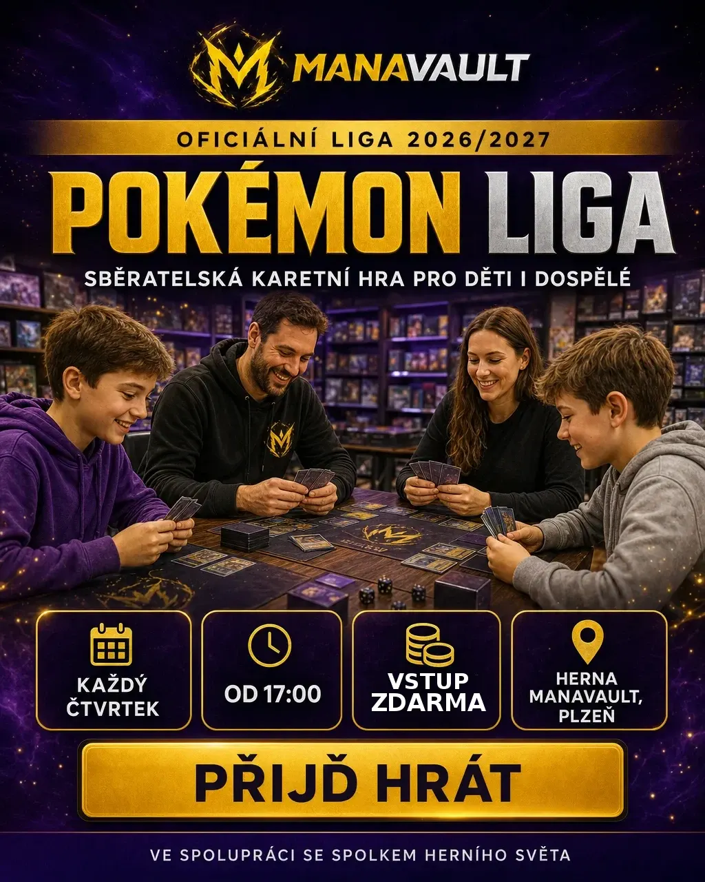Leták: Pokémon liga