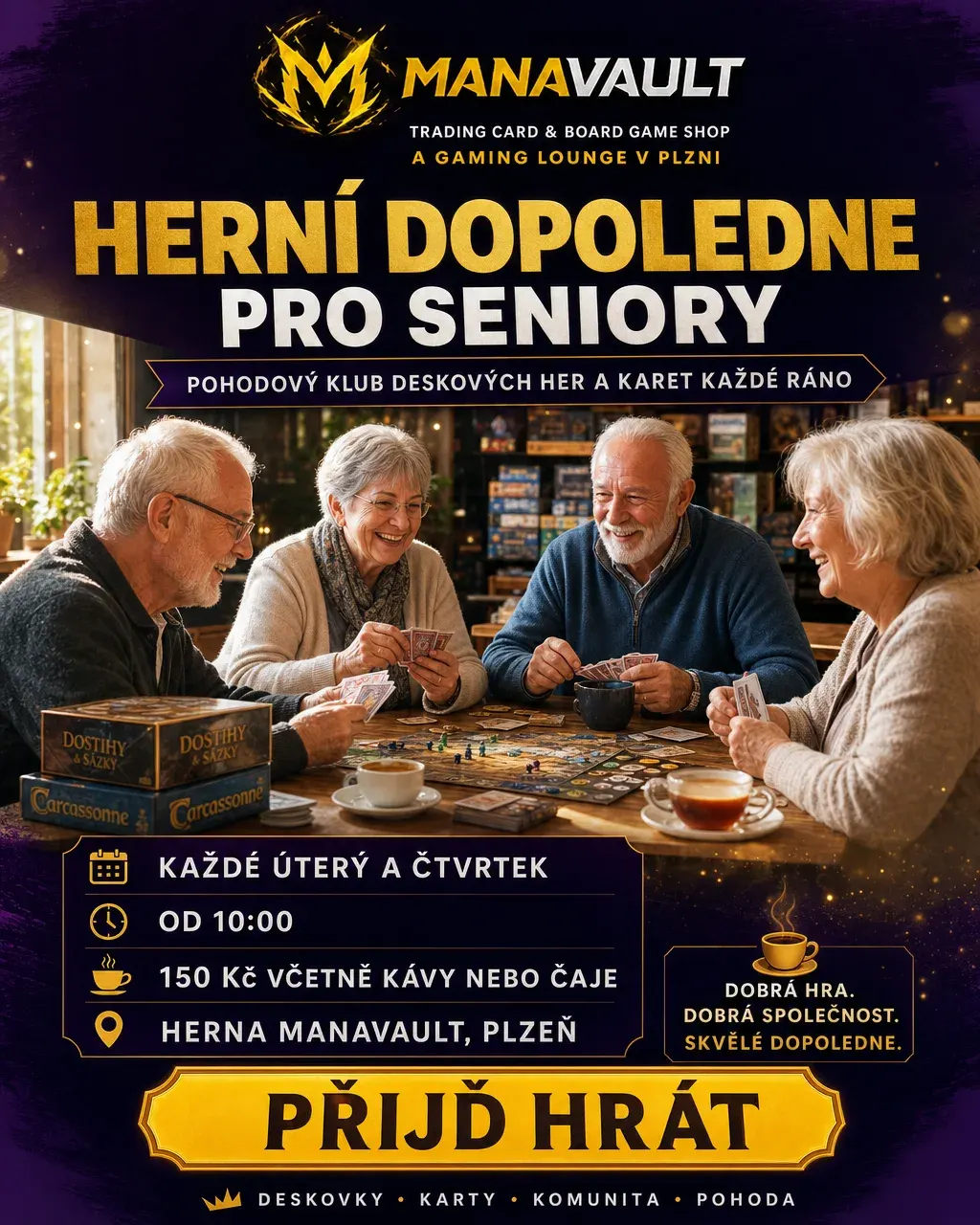 Herní dopoledne pro seniory