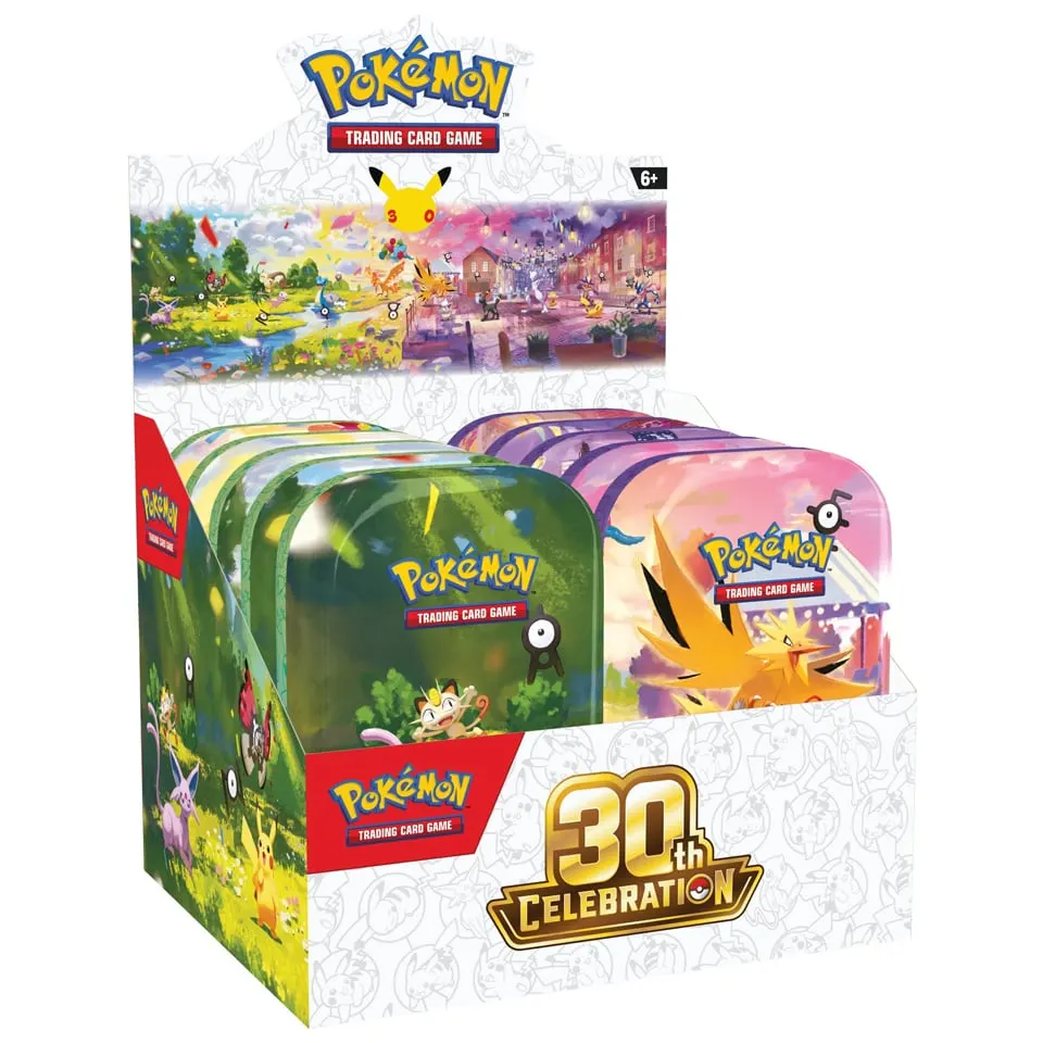 Pokémon TCG: 30th Celebration Mini Tin (náhodný motiv)