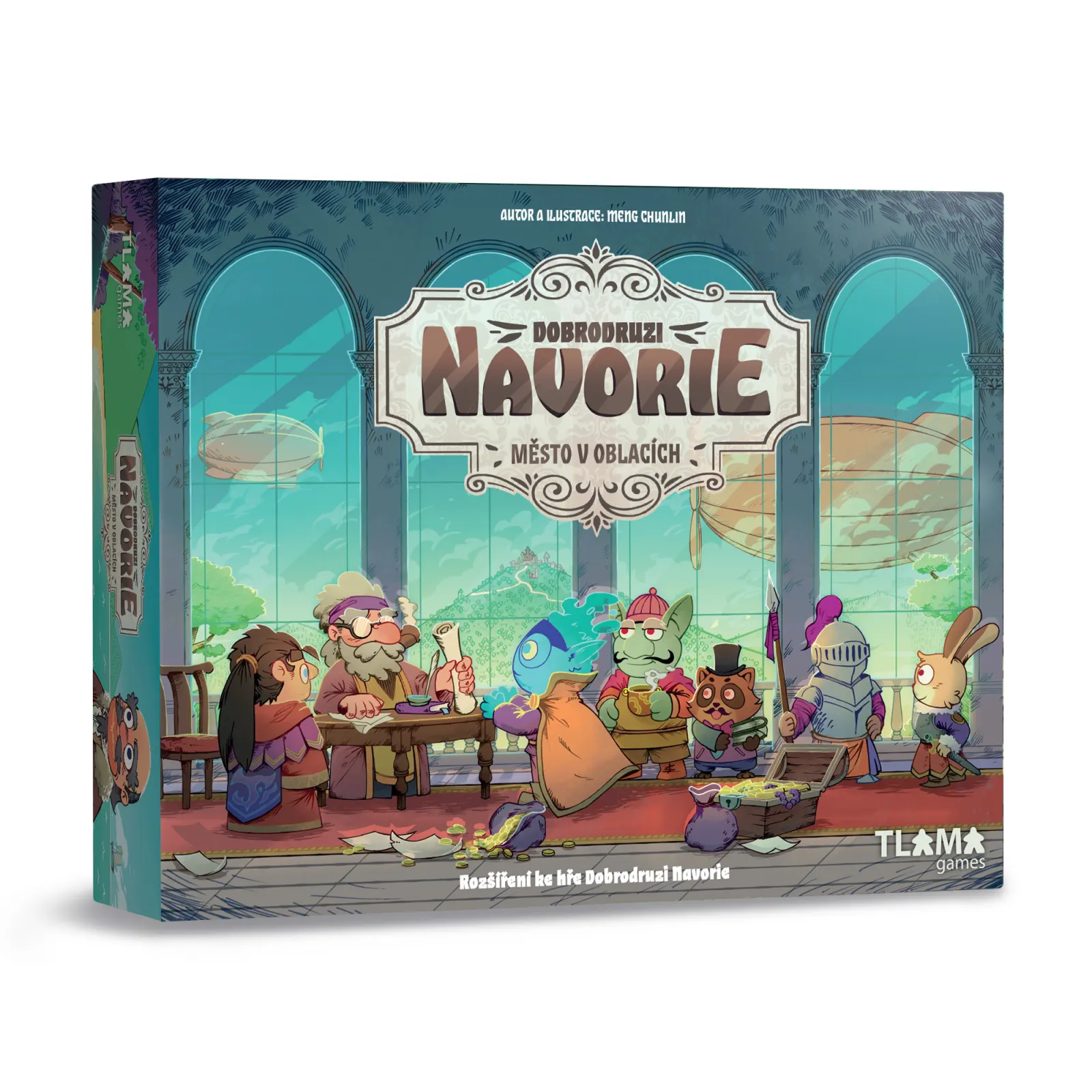 Dobrodruzi Navorie - Město v oblacích rozšíření  (Explorers of Navoria Expansion CZ)