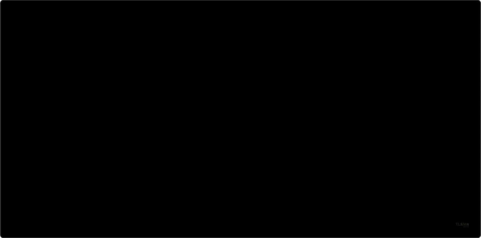Herní podložka (playmat) 180 x 90 cm (6'x3') - různé motivy  (neoprenová, obšitá, playmat) Black (černá)