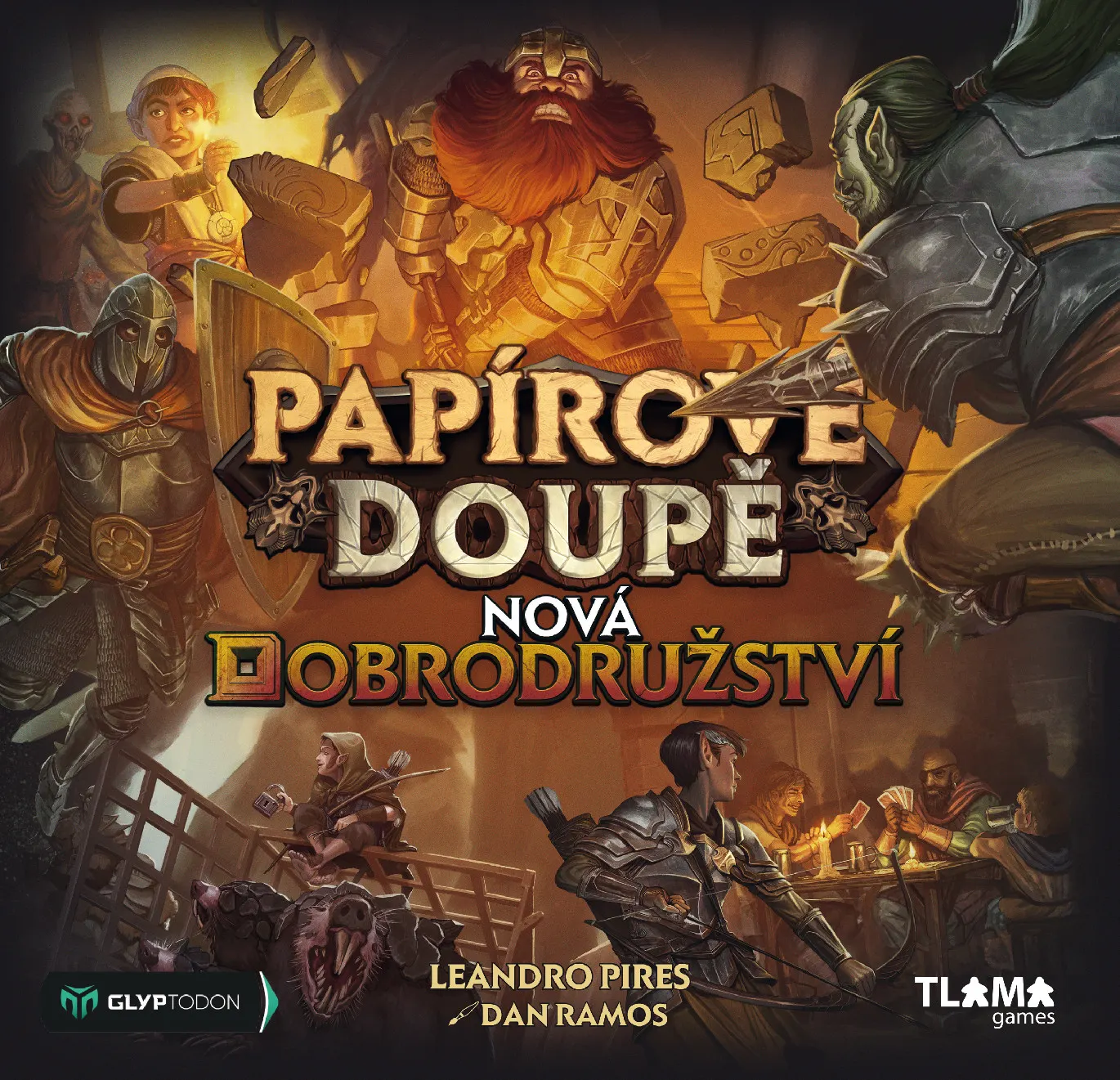 Papírové Doupě: Nová dobrodružství - rozšíření  (Paper Dungeons: Sidequest Expansion CZ)
